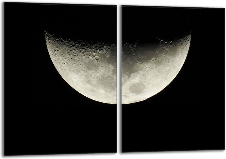 Glasschutzplatte für den Herd 2x40x52 Moon