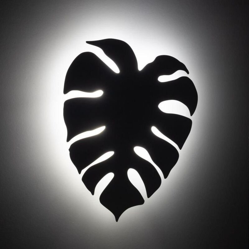 Tk Lighting Monstera XL Weiße Wandleuchte 54 cm