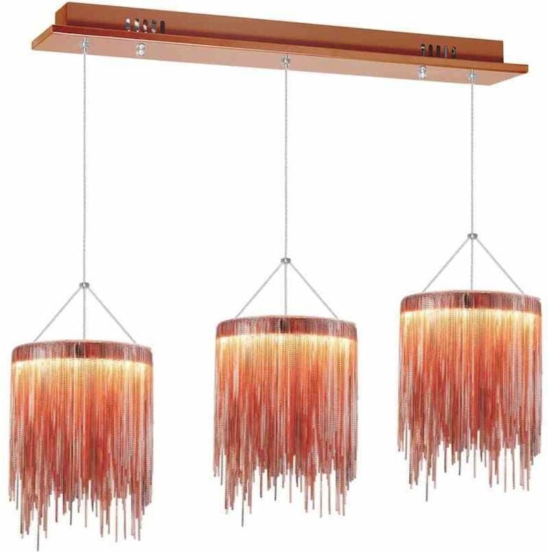 Milagro CASCATA ML3799 Kupfer LED Kronleuchter Pendelleuchte