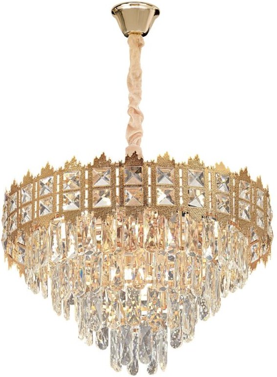 Toolight Hängelampe G047-Cp 40cm Gold