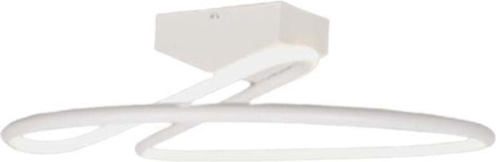 V-tac - Deckenlampe Deckenleuchte Wohnzimmerlampe weiß Design Schlafimmerlampe d 25 cm