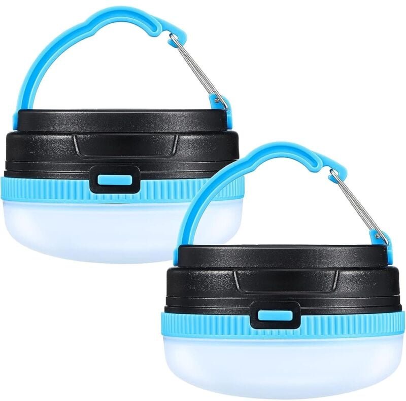 Gotrays - LED-Campinglaternen, wasserdichte Campinglichter, batteriebetriebene Zeltlichter, 3 Modi für Stromausfälle, No...