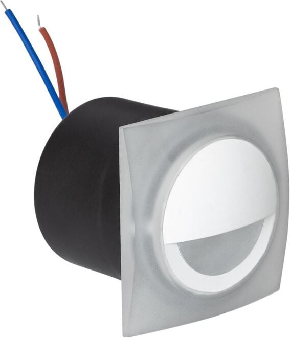 LED-Wandleuchte 3W Einbau Quadratisch Weiss Occulare 2700K Warmweiß