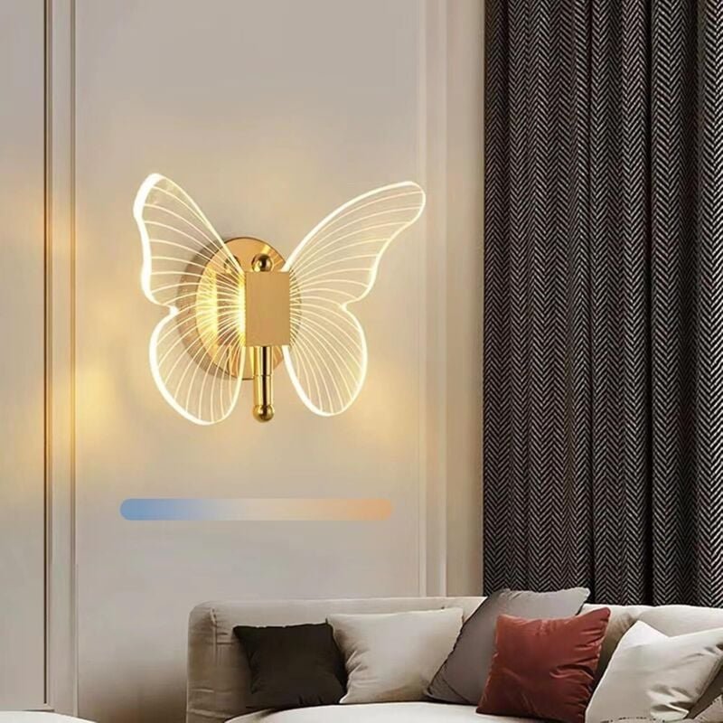 Moderne led Applique Murale Intérieur Lampe Murale Dimmable 3 Température de Luminaire Mural