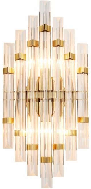 Prisms Wall – große Kristall-Wandleuchte 45 cm