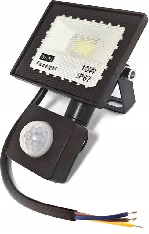 LED-Lampe mit Bewegungsmelder 10W Halogen-Fassadenstrahler Garten