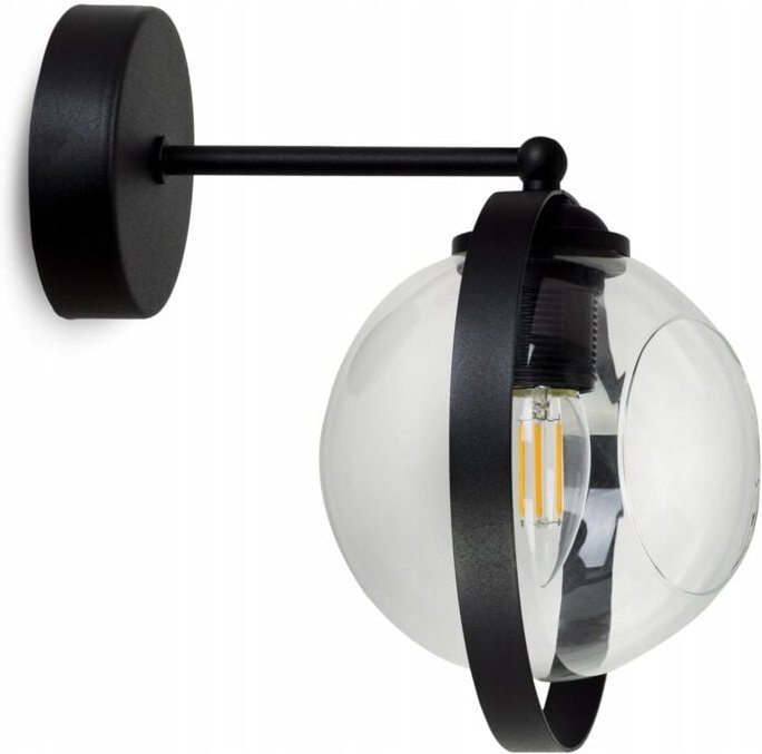 Moderne Lampe Wandleuchte Glasringlampe