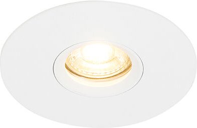 Moderner Einbaustrahler weiß GU10 50mm - Buco