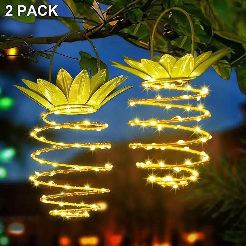 Solarleuchten für den Außenbereich Dekorative LED-Solarlaterne für den Garten, wasserdicht, zum Aufhängen, für Terrasse,...