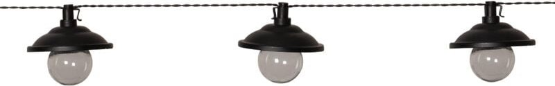 Star Trading - Solar-Lichterkette Globe Shade, warmweiß, Batterie, 180cm