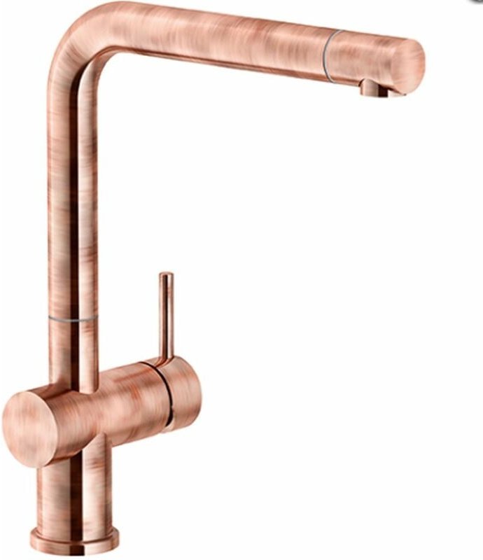 Franke - Armatur Hochdruck Kupfer Festauslauf 115.0546.115 Active Plus