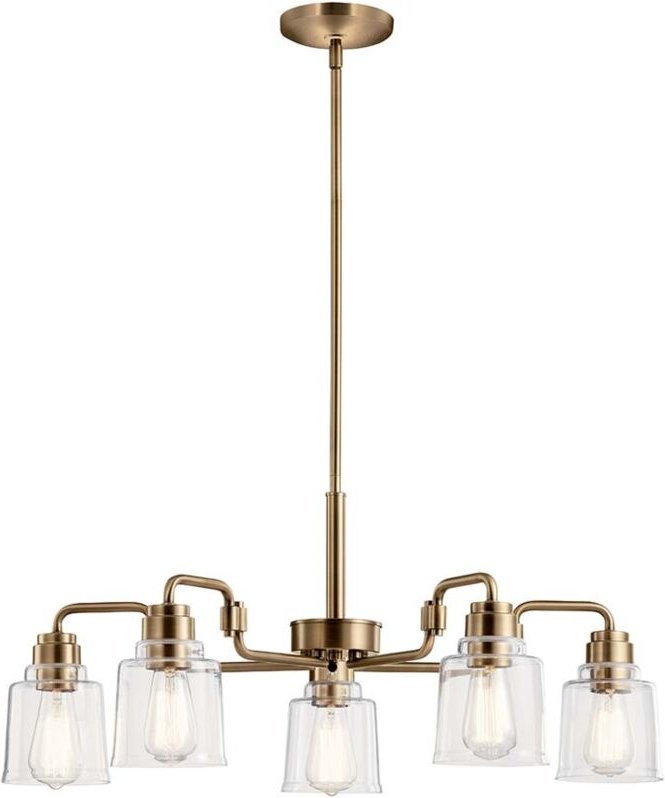 Kichler - Elstead Aivian Mehrarmige Deckenleuchte aus verwittertem Messing