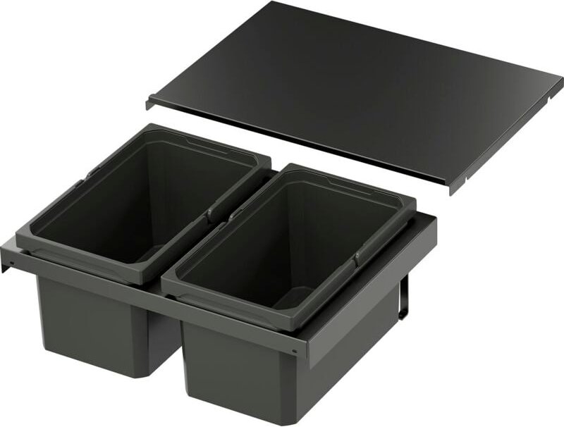 Vauth-sagel - vs envi Flex XS-216 Abfalltrennsystem kb 600 mm 2 x 13 Liter Lava