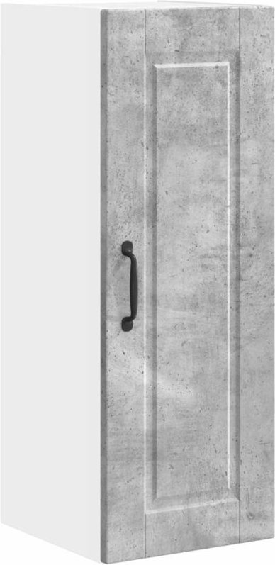 Küchenschrank mit Tür Beton Grau 30 x 31 x 80 cm Holzwerkstoff vidaXL