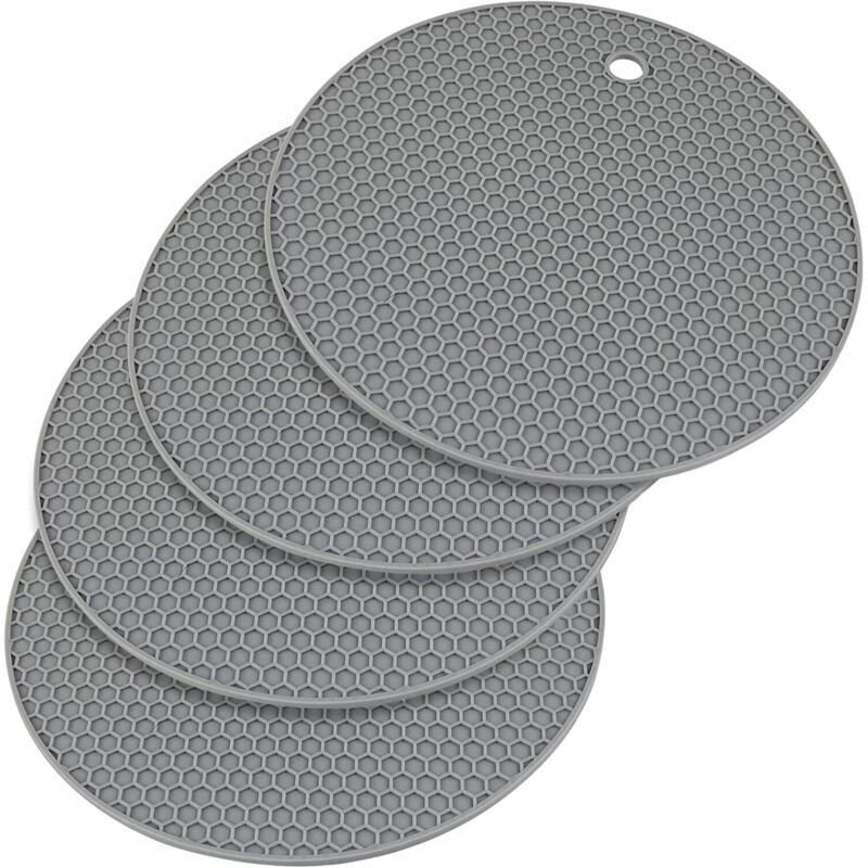 4er-Set Silikon-Untersetzer, rutschfeste Silikon-Untersetzer, langlebig, wasserdicht und rutschfest, geeignet