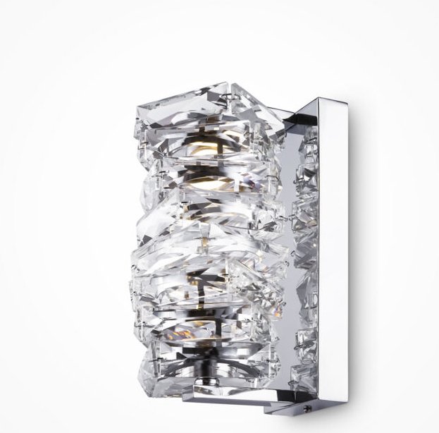 Maytoni Coil Moderne Wandleuchte Chrom 3000K