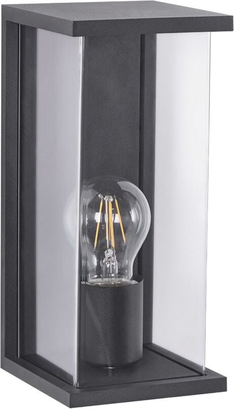 Außenwandleuchte Schwarz aus Metall Außenbeleuchtung Gartenbeleuchtung Wandlampe Outdoor Modernes Design für Garten