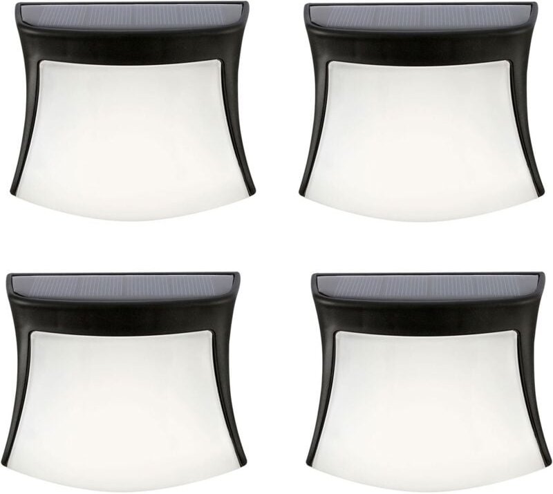 Solarleuchten für den Außenbereich, 3 LED-Solar-Wandleuchte, wasserdicht, kabellose Sicherheitsbeleuchtung, Solar-Garten...