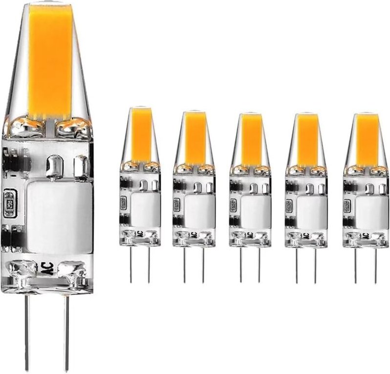 Cyslmuk - G4 LED-Lampe 12 v, 3 w G4 led cob, entspricht 20 w 30 w G4 Halogenlampe, Warmweiß 3000 k, 300 Lumen, nicht dim...