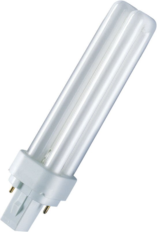 Osram - 487120 Dulux d Glühbirne 18W/865 G24D-2 Lumilux kühles Tageslicht 6500K