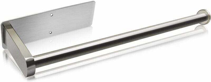 Papierhandtuchhalter aus Edelstahl, kein Bohren erforderlich, selbstklebend, zur Wandmontage, universeller Papierhandtuc...