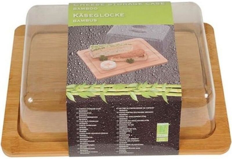 Käsebox - Bambus - Abmessungen 26x20x8 cm - Optimale Konservierung - Elegant