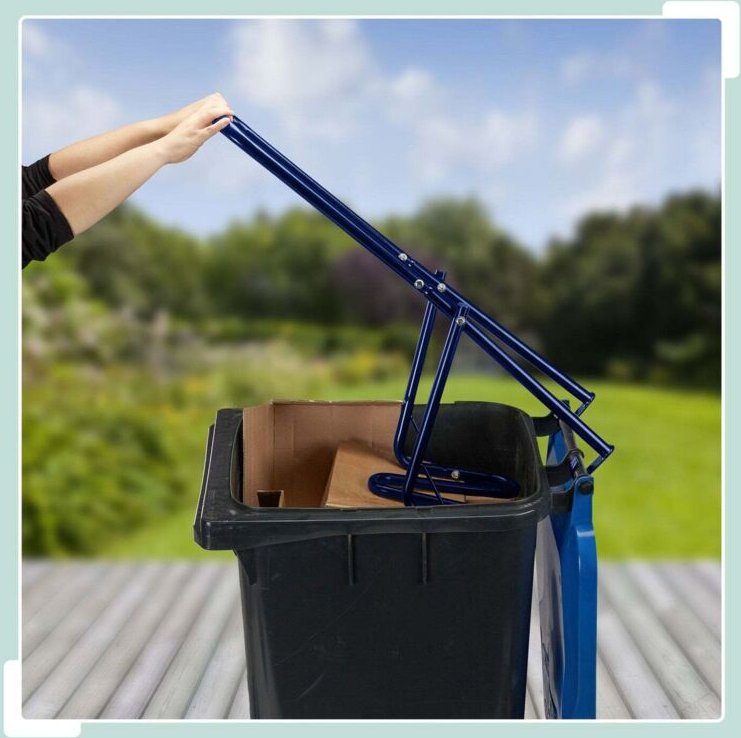 Manueller abfallverdichter aus stahl fur mulltonnen