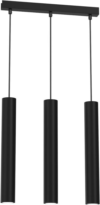 Milagro HUDSON MLP8792 schwarze Röhrenpendelleuchte 3xGU10