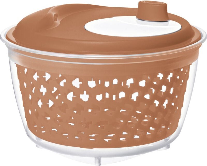 Rotho Salatschleuder Fresh 4,5 L coral clay