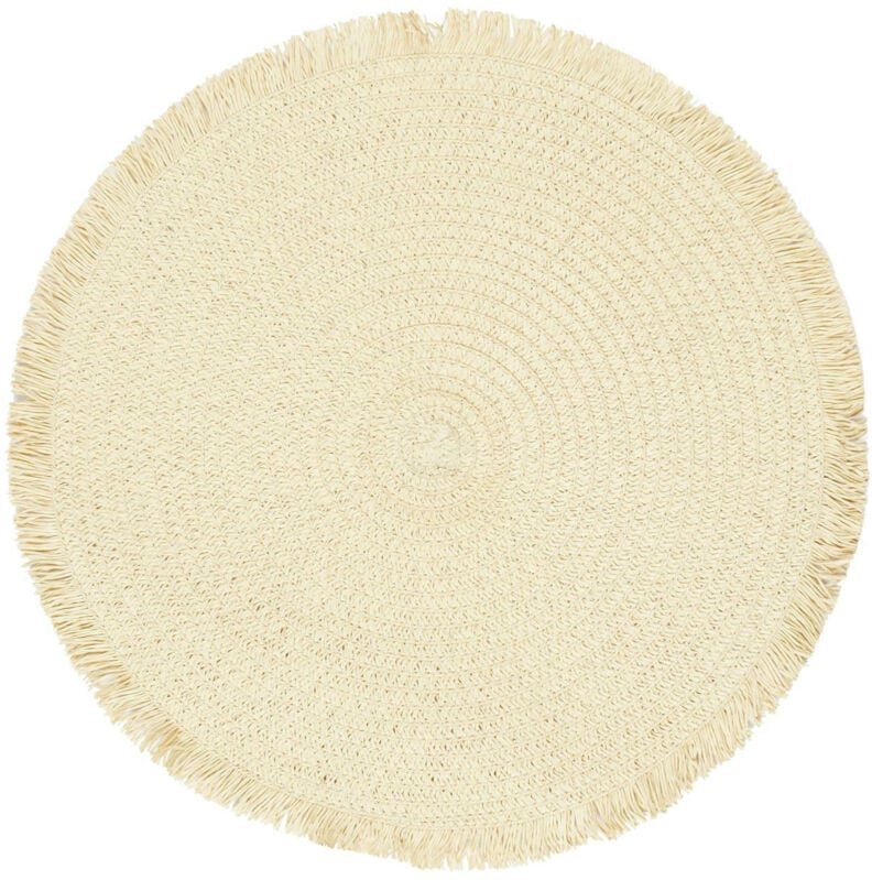 TELLERUNTERSETZER natur 38cm Boho Material