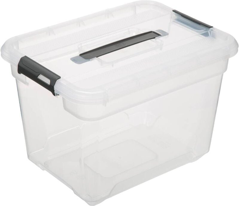 5five Simply Smart - Durchsichtige plastikbox 18l solutions+ (lösungen+) - 5five