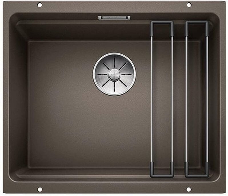 Etagon 500 - Silgranitspüle, 53x46 cm, mit Schienen, Kaffee 522236 - Blanco