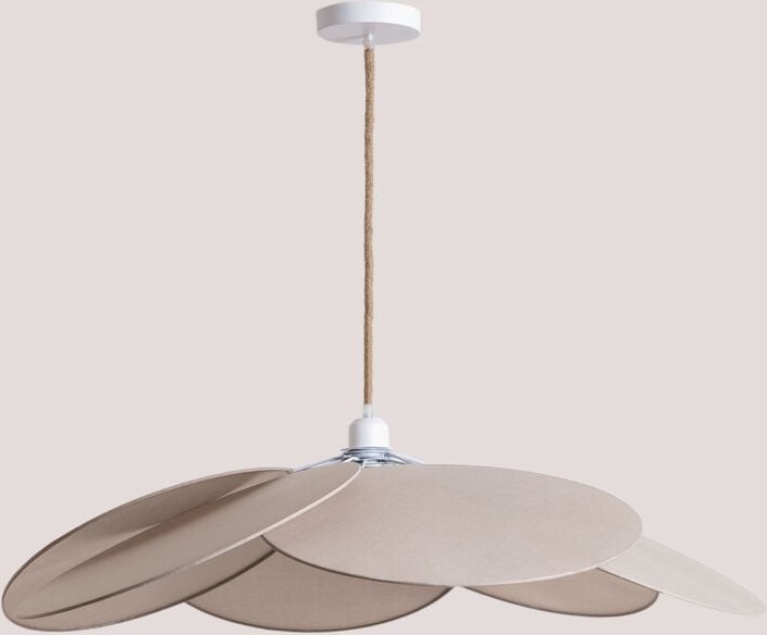 Sklum - Deckenleuchte Okai Style Haselnussbraun Ø87 cm