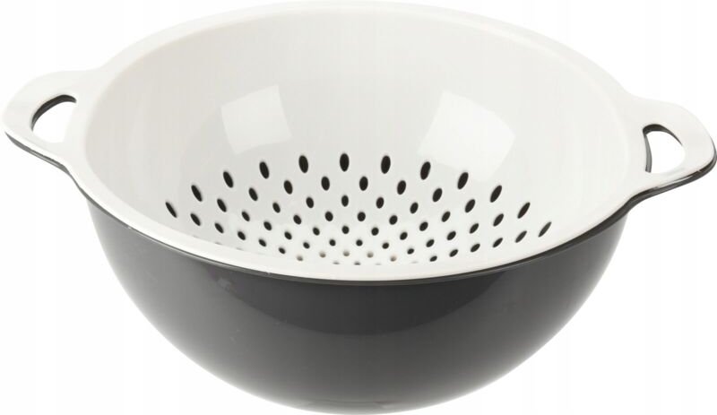 Kunststoffsieb mit Schüssel 2 in 1 Küche 26x11 cm