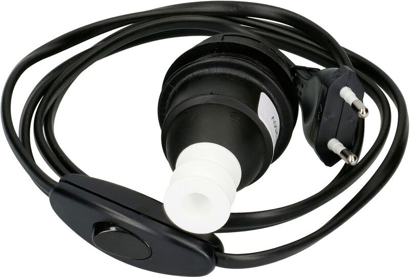 Max Hauri 111816 Lampenfassung E27 230 v mit Eurostecker