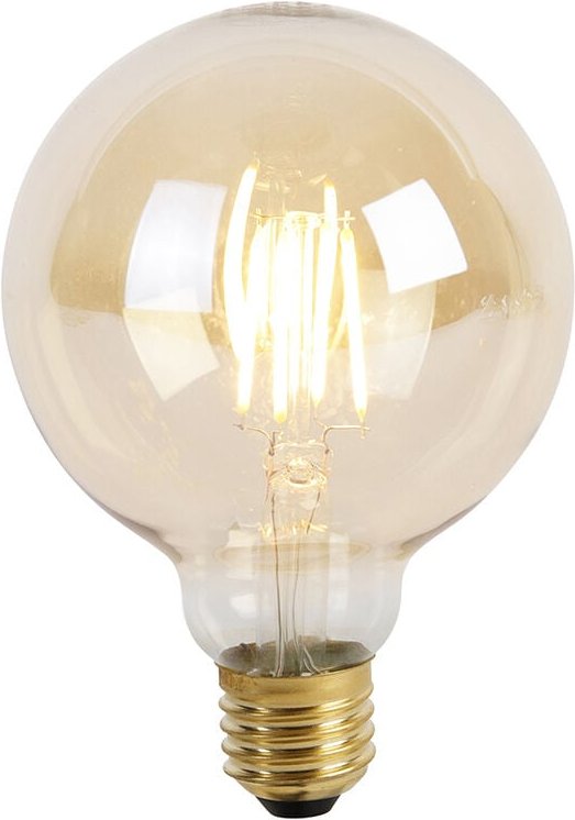 Luedd - E27 3-stufig dimmbare LED-Lampe G95 Goldline 5W 530 lm 2200K