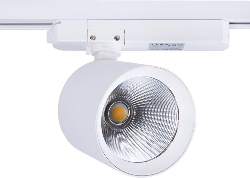 Barcelona Led - 1 Phasen led Schienenstrahler cct - 40W - cri 90 - Weiß