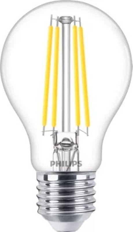 Philips - master Value' LED-Glühbirne E27 (5,9W 2700K 806lm) IP20 Ø6x10,4cm transparente Farbe