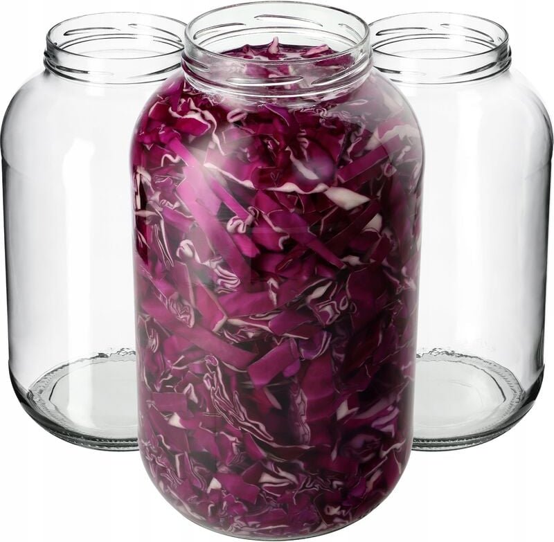 Einmachgläser 4L, Weckgläser, fi100 mm, Einmachglas zum Einlegen, Einkochgläser, Sturzglas, Ko - Kadax