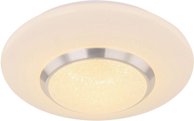 Globo Lighting - Deckenleuchte Deckenlampe Esszimmerlampe led Designleuchte mit Kristallen, Metall Kunststoff, 1x led 18...