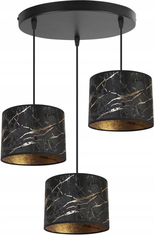 Hängelampe, Deckenleuchter, Lampenschirm, Goldmuster