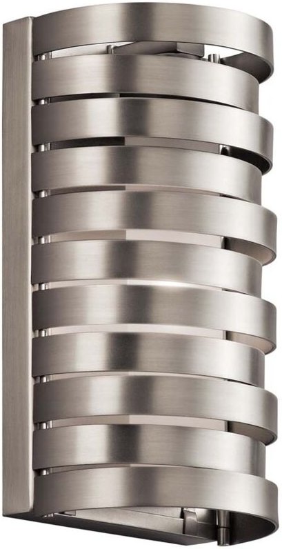 Elstead - Wandlampe Leuchte Schlafzimmerleuchte led Flur Lampe Opalglas nickel gebürstet