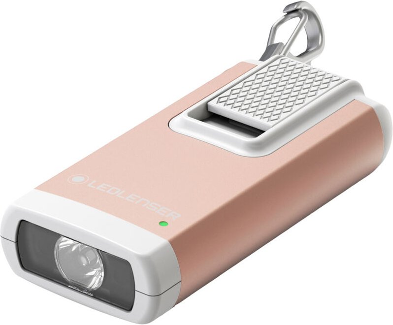 Ledlenser K6r Schlüsselbundleuchte, 400 Lumen, Wiederaufladbar, Mit Usb-A -Schnittstelle, Mit Rotlicht, 1 Stk. (Gold)