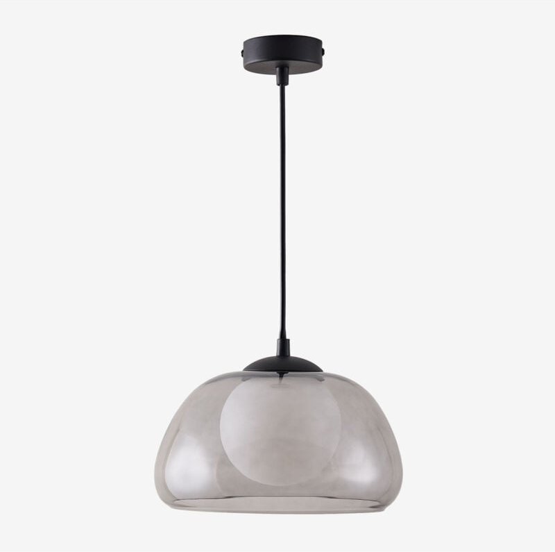 Erling-Kristall-Deckenleuchte Schwarz - Sklum