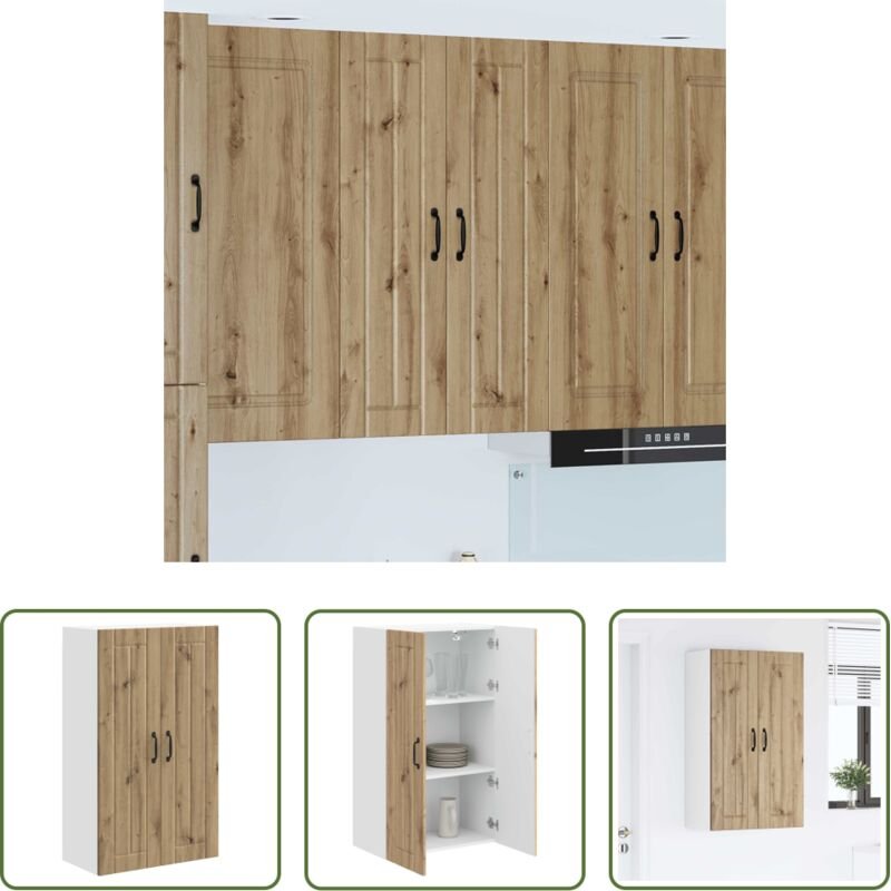 vidaXL Holz Küchenmöbel - Küchenschrank Artisan-Eiche 60 x 31 x 100 cm Holzwerkstoff