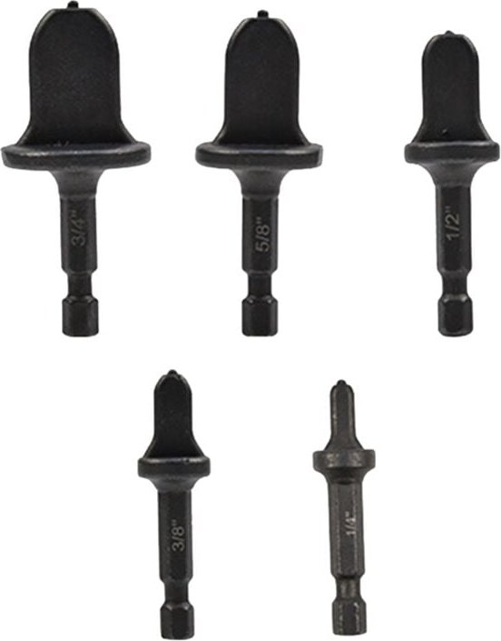 Tlily - 5-Teiliges BöRdelwerkzeug, Kupferrohr, Elektrische Reibahle, Klimaanlage, Sechskantgriff, Rohr-Expander-Set, Swa...
