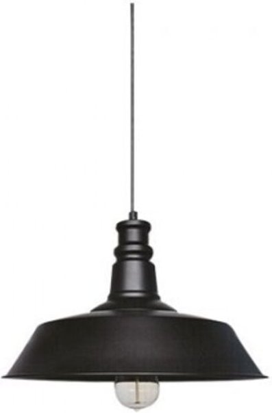 Linie 1M Metall Schwarz Industrie Pendelleuchte