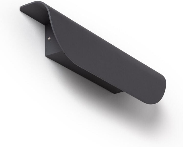 Led Wandleuchte Außen 12W Aluminium Agerato Dunkles Grau