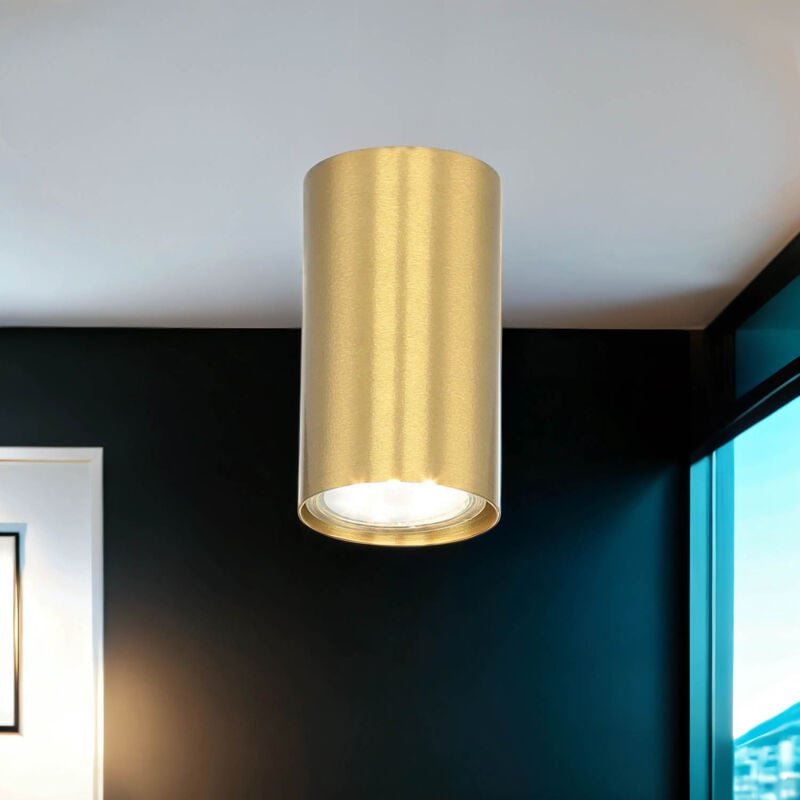 Spot EYE Messing 95mm Wohnzimmer Leuchte Lampe