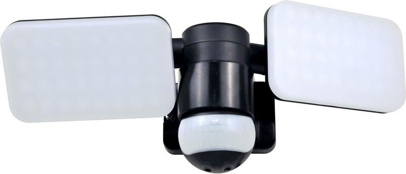 Elro - led Außenwandleuchte mit Bewegungsmelder Schwarz Breite 33cm Panels 10W IP54